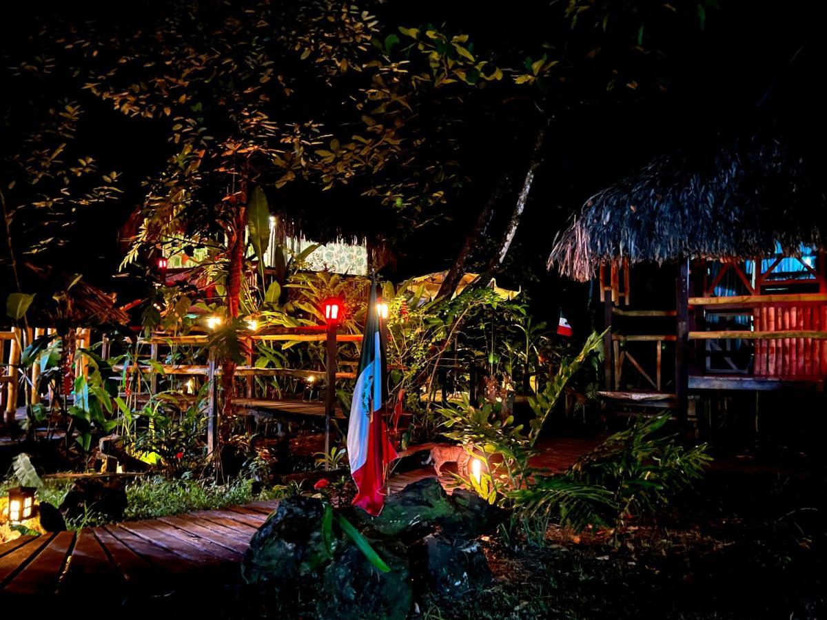 Cabanas Bambutan Паленке Экстерьер фото